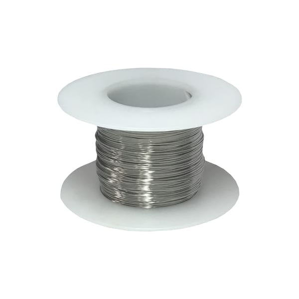 Remington Industries Stainless Steel 316L Wire, 24 AWG Gauge, 0.0201" Diameter, 100 Feet 24SS316L100 - main